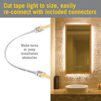 Armacost Lighting RibbonFlex LUX AC Dimmable White COB LED Strip Light Kit Soft White 3000K 421570