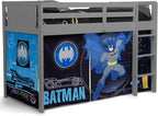 Batman Loft Bed Tent - Curtain Set for Low Twin Loft (Bed Sold Separately) by Delta Children (Pack of 10)