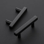 Ravinte Black Cabinet Handles 15 Pack 2-1/2 inch Matte Black Square Cabinet Pulls Kitchen Hardware 4 inch Overall Length Kitchen Drawer Pulls