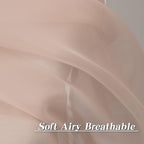 HUTO Blush Pink Sheer Curtains 96 inches Long for Bedroom Top Rod Pocket Sheer Window Panels Curtains for Nursery Living Room 52 by 96 Inch Length Set of 2