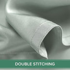 Queen Sheets by Pure Bamboo, Genuine 100% Organic Viscose Derived from Bamboo Bed Sheet Set, Luxuriously Soft & Cooling, Double Stitching, Lifetime Quality Promise (Queen, Sea Glass)