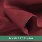 California King Sheets by Pure Bamboo, Genuine 100% Organic Viscose Derived from Bamboo Bed Sheet Set, Soft & Cooling, Double Stitching, Lifetime Quality Promise (California King, Merlot)
