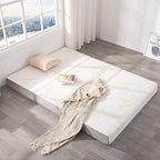 Inofia Twin Folding Mattress, 6 Inch Trifold Memory Foam Mattress with Ultra Soft Removable Cover, Non-Slip Bottom & Breathable Mesh Sides, Foldable & Portable - Twin Size (78" x 38" x 6")