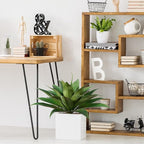 28in Fake Agave Plant Set, UV-Resistant Artificial Succulent for Indoor & Outdoor Use,Aesthetic Faux Plant for Home Decor, Office Housewarming Boho Room Decor, Set of 2