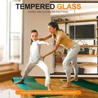 Delma Home Gym Mirror, 70''x24''x2PCS Black Wall Mounted Large Frameless Tempered Glass Wall Mirror for Home Gym, Garage, Bedroom, Bathroom