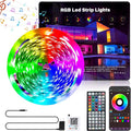 Led Lights for Bedroom 100ft Color Changing RGB Led Strip Lights Music Sync, DIY Led Light Strip with Remote and App Control, Dimmable Led Lights for Room Party Home Decor Cool Things(1*100ft)