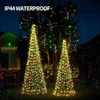 Dazzle Bright Color Changing Christmas Lights, 66ft 200 LED RGB String Lights with Remote & Timer, Fairy Lights for Indoor Outdoor Xmas Tree Party Wedding Halloween Decorations