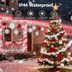 Voice Control 88ft 240LED Smart Christmas String Lights Outdoor/Indoor | String Lights Plug in with Remote, 12Modes, 7Voice Commands & Timers, Christmas Twinkle Light for Xmas Tree Decor (Red & White)