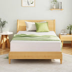 EGOHOME 12 Inch Queen Mattress, Memory Foam Mattress in a Box with Cooling Green Tea Gel, Relieve Pressure with Medium Support, CertiPUR-US Certified, 80''L x 60''W, White