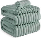 Bedsure GentleSoft Sage Green California King Size Blanket for Bed - Cozy Soft Blankets for Women, Cute Large Throws for Girls, 102x96 Inches
