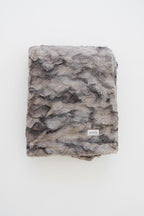 GRACED SOFT LUXURIES Oversized Throw Blanket Living Room Decor Softest Warm Elegant Aesthetic Comfy Cozy Faux Fur for Home, Couch, Sofa, Bed, Chair (XL 60" x 80", Marbled Gray)