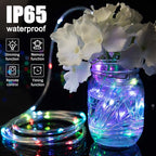 Minetom Color Changing Rope Lights: 72 Ft 220 LED Outdoor String Lights with Plug | Big Twinkle Lights for Bedroom Wedding Patio Garden Christmas Decor | 16 Colors