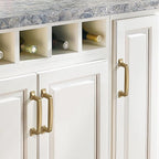 Khtumeware 10 Pack 3 Inch Cabinet Handles - Champagne Bronze and Warm Brass Drawer Pulls