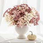 Baby Breath Flowers Fall Flowers Artificial Bulk, 30Pcs Fall Decor Fake Gypsophila Plants Bouquets Flowers Real Touch Faux Babies Breath Arrangement for Home Autumn Wedding Party Vase Decoration Pink