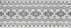 Custom Size Southwestern Style Runner Rug Mat for Wide Hallway Entryway Kitchen Laundry Room with Slip Resistant Latex Rubber Backing, Aztec Light Grey, 31 inch X 8 feet
