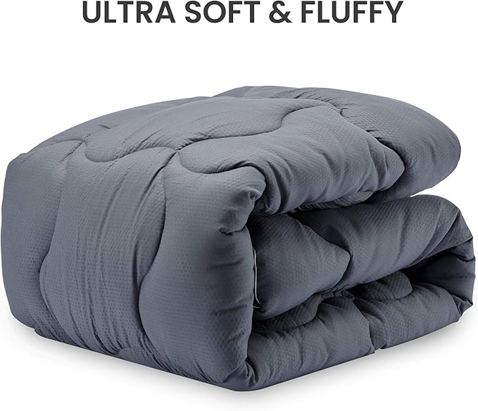 SLEEP ZONE Full Mattress Topper Cooling Mattress Pad Cover Fluffy Down Alternative Bed Topper 8-21 Inch Deep Pocket, Full