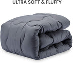 SLEEP ZONE Full Mattress Topper Cooling Mattress Pad Cover Fluffy Down Alternative Bed Topper 8-21 Inch Deep Pocket, Full