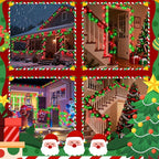 Voice Control 88ft 240LED Smart Christmas String Lights Outdoor/Indoor | String Lights Plug in with Remote, 12Modes, 7Voice Commands & Timers, Christmas Twinkle Light for Xmas Tree Decor (Red & Green)