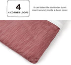 Bedsure King Size Comforter Set - Pink Clay Soft Bedding for All Seasons, Cationic Dyed Bed Set, 3 Pieces, 1 King Size Comforter (104"x90") and 2 Pillow Shams (20"x36"+2")
