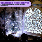 6 Pack Fairy Lights Battery Operated Mini String Lights with Timer 2PCS Remote 6.5ft 20LED Cool White Firefly Lights Waterproof Silver Wire Twinkle Lights DIY Mason Jar Wedding Party Christmas Decor