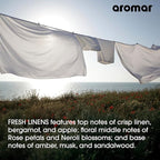 AROMAR Premium Fragrance Oil - Essential Oil for Diffusers & Home Aromatherapy - Fresh Linens 8oz