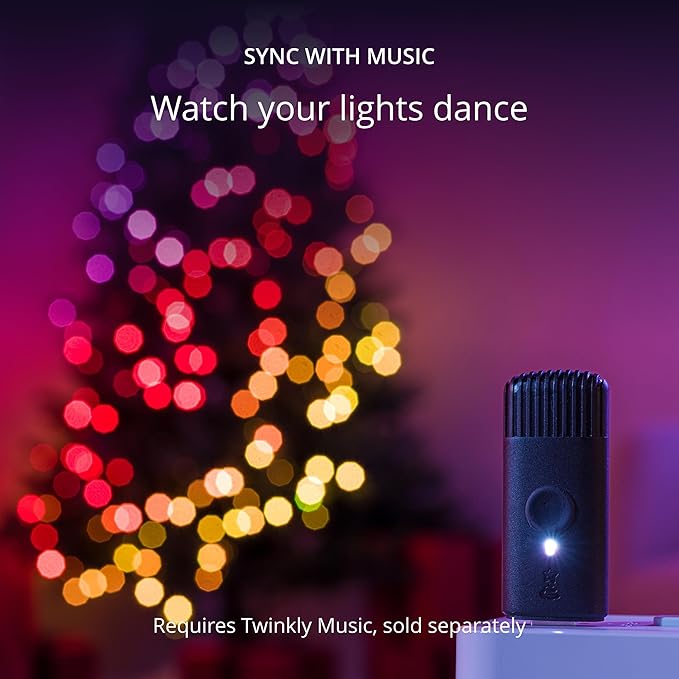 Twinkly App-Controlled 65.6ft Smart String LED Lights with 250 RGB+W LEDs - WiFi & Bluetooth Connectivity, Sync with Music, Indoor/Outdoor Use (IP44), Compatible with Google Assistant & Amazon Alexa