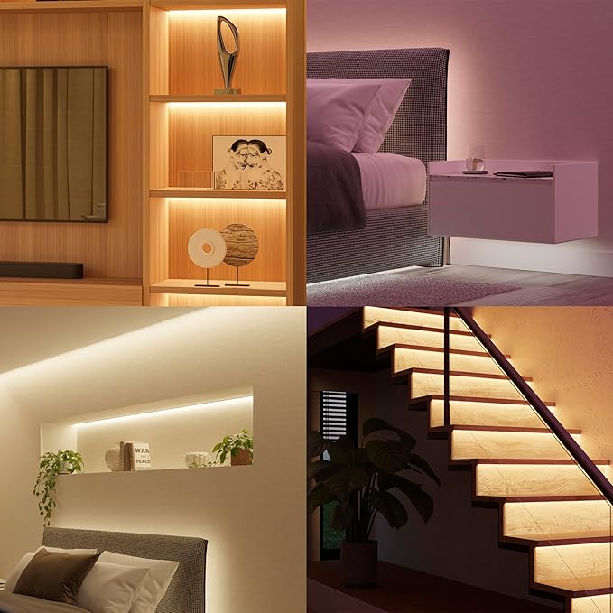 Philips Hue Indoor 3-Foot Smart LED Light Strip Plus Extension - Color-Changing Single-Color Effect - Requires Base Kit - Control with Hue App - Works with Alexa, Google Assistant and Apple HomeKit