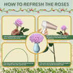 50 PCS Fake Pink Roses, Artificial Flowers Bulk Realistic Silk Faux Rose with Stems for Wedding Decoration Bridal Bouquet Birthday Celebrations DIY Floral Arrangement Home Decor