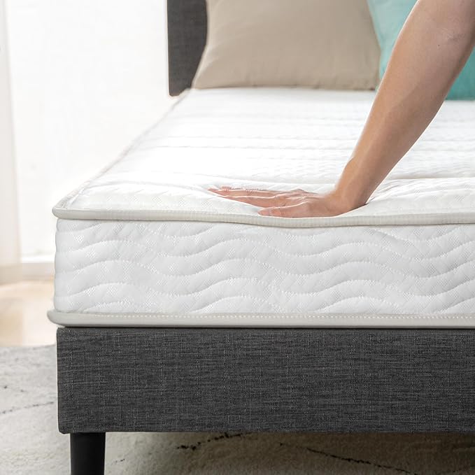 ZINUS 6 Inch Foam and Spring RV Mattress, [New Version], Short Queen for RVs, Campers & Trailers, Smaller, More Convenient WonderBox Packaging, Mattress-in-a-Box