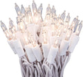 612 Vermont 100 Clear Christmas Lights on White Wire, UL Approved for Indoor/Outdoor Use, 18 Foot of Lighted Length, 20 Foot of Total Length (Pack of 2)