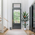 Artificial Bird of Paradise Plant 5 Ft Tall Fake Banana Leaf Plant for Indoors and Outdoors, Artificial Flowers, Faux Palm Tree with Plastic Pot for Office and Home Decor