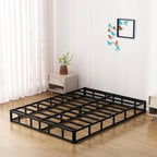 7 Inch Full Size Box Spring Bed Base, Low Profile Metal Boxspring Full Size with Fabric Cover, 3000 Lbs Max Weight Capacity Mattress Foundation, Noise-Free, Easy Assembly