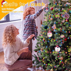 Decute 500LED Christmas Tree Lights Fairy String Light 164FT Green Copper Wire Warm White and Multicolor Dimmable with Remote, UL Cerficated Twinkle Light for Party Wedding Indoor Outdoor Decor