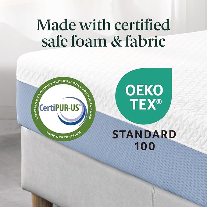 ZINUS 12 Inch Twin Cooling Essential Memory Foam Mattress [NewVersion], Fiberglass Free, Medium Feel, Breathable Cooling Layers, Certified Safe Materials