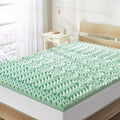 Mellow 1.5 Inch 5-Zone Memory Foam Mattress Topper, Calming Aloe Infusion, Dorm Essentials, Twin XL