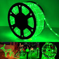 50ft LED Rope Lights Outdoor, 360 LED Connectable and Flexible Tube Lights with 8 Modes, Waterproof LED Rope Lighting for Garden, Patio, Pool, Bedroom, Party, Indoor Outdoor Christmas Decor (Green)