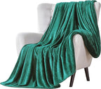 Walensee Fleece Blanket Plush Throw Fuzzy Lightweight (King Size 108x90 Emerald Green) Super Soft Microfiber Flannel Blankets for Couch, Bed, Sofa Ultra Luxurious Warm and Cozy for All Seasons