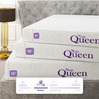 NapQueen Full Mattress, 14 Inch Elizabeth Cooling Gel Memory Foam Mattress, Full Bed Mattress in a Box, CertiPUR-US Certified, Medium Firm, Breathable Soft Fabric Cover