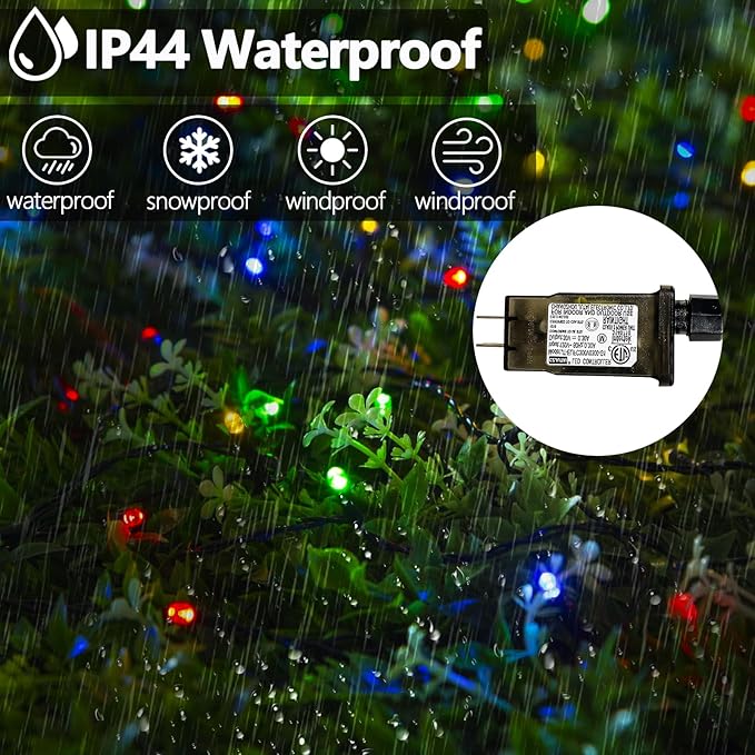Albelt Smart Color Changing Christmas Lights, Christmas Decoration Lights with Remote & Timer, 66 FT 200 LED RGB Twinkle Fairy String Light Waterproof for Indoor Outdoor Halloween Xmas Tree Decor