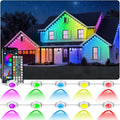 500Ft Outdoor LED Strip Lights Waterproof,Music Sync RGB IP68 Outside Led Rope Lights with App and Remote,Exterior for Deck,Balcony,Roof,Garden,Pool (150M)