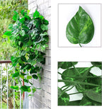 180 Feet 24 Pack Fake Greenery Hanging Garland, Ivy Leaf Plants, Vine Leaves, Fake Flowers Foliage for Bedroom Garden Wall Decor