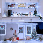 JMEXSUSS 2 Pack Fairy Lights Battery Operated, Total 400 LED 132ft Outdoor Fairy String Lights with Remote, 8 Modes Copper Wire Twinkle Lights for Bedroom Tree Wall Patio Outside Decor, White
