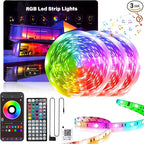 300FT Led Lights for Bedroom, Color Changing RGB Led Strip Lights Indoor, Remote and App Control Led Light Strip Music Sync , DIY Fancy Led lights for Room Home Decor Ambient Lighting (3*100FT)