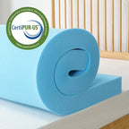 ZINUS 2 Inch Green Tea Cooling Gel Memory Foam Mattress Topper, Smaller, More Convenient WonderBox Packaging, Cooling Gel Foam, CertiPUR-US Certified, Full