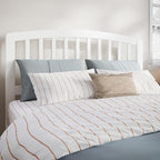 AFI Richmond Full Size Headboard with Attachable Charger in White