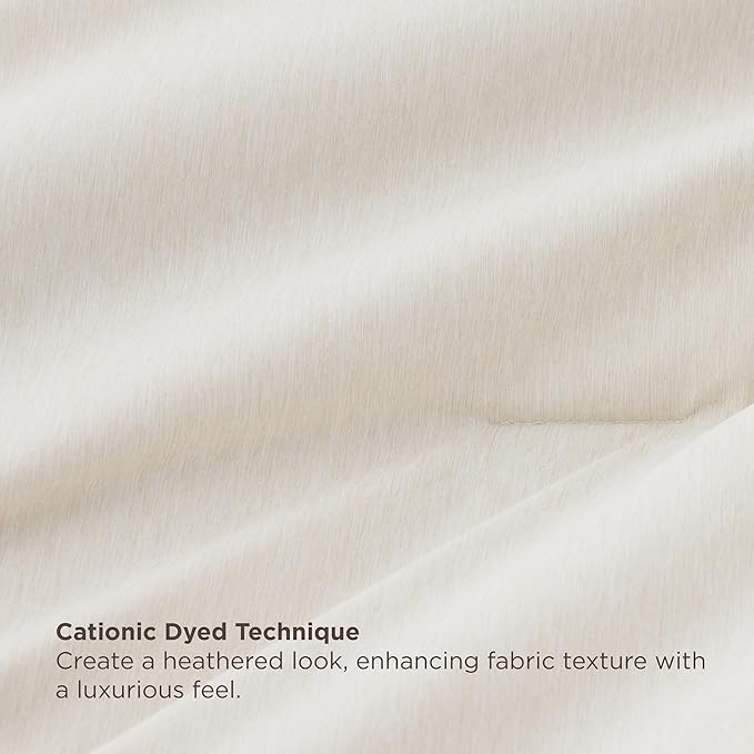 Bedsure California King Comforter Set Beige - Bed in a Bag Cal King Bedding 7 Pieces, Cationic Dyed Bed Set, Beige Soft Bedding for All Seasons Comforter with Sheets, Pillowcases & Shams