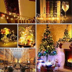 MUMUXI 12 Pack 7.2ft Fairy Lights Battery Operated String Lights, 20 Mini Battery Powered LEDs for Centerpiece Table Decorations, Wedding Party Mason Jar Christmas, Silver Wire Warm White