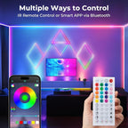 50FT LED Neon Rope Lights, Flexible Led Rope Lights Control with App/Remote, IP67 Outdoor RGB Color Changing Led Neon Lights Waterproof, Music Sync Led Strip Lights for Bedroom Decor