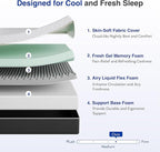 10 Inch Green Tea Memory Foam Mattress, Full Size Mattress in a Box, Gel Infused Foam for Pressure Relief and Cool Sleep, CertiPUR-US Certified, Medium Firm