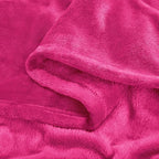BEDELITE Fleece Blanket Hot Pink Throw Blanket for Couch & Bed, Luxury Plush Cozy Fuzzy Blanket 50" x 70", Super Soft Warm Lightweight Fall Throw Blanket for Travel Camping